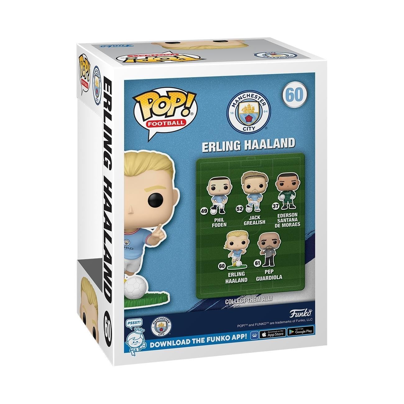 Amazon.com: Funko POP! Football: Erling Haaland - Manchester City